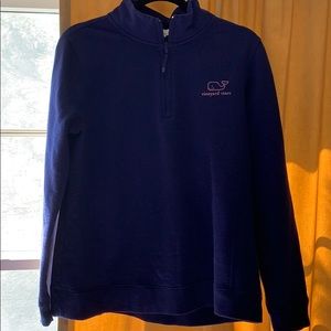 Vineyard Vines Long Sleeve Whale Sweatshirt ¼” zip